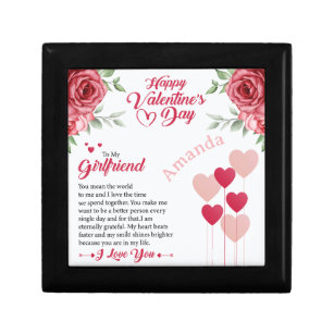 Individuelle Name Rose Valentine's for Girlfriend Erinnerungskiste