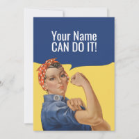 individuelle Name Rosie The Riveter Encourcing Car