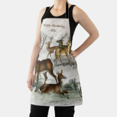 individuelle Name Roter Hirschhaar, Hind, Roebuck, Schürze (InSitu)