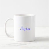 Individuelle Name Rudercox lustig zweiseitig Tasse (Links)
