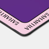 Individuelle Name rund um personalisiert Schreibtischunterlage (Ecke)