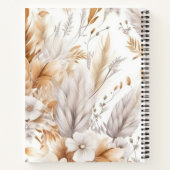 Individuelle Name Rustikale Moderne Bohemische Wil Notizblock (Rückseite)