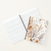 Individuelle Name Rustikale Moderne Bohemische Wil Notizblock (Innenseite)