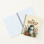 Individuelle Name Rustikaler Rezeptorist Notizblock (Innenseite)