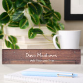 Individuelle Name Rustikales Holzschild Namensplakette