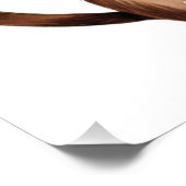 Individuelle Name Safari Girl Kinderzimmer Baby Mo Poster (Ecke)