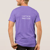 Individuelle Name #sailing (oder IHRER Text) Tri-Blend Shirt (Rückseite)