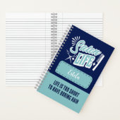 Individuelle Name Salon Life Geschenk für Haarstüh Notizblock (Innen)