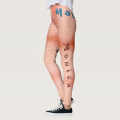 Individuelle Name Sangria Wüstensand Leggings (Links)