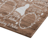 Individuelle Name Santa Tray Weihnachten Abend Lec Schneidebrett (Ecke)