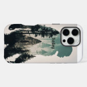 Individuelle Name Sasquatch Big Foot Legend iPhone Hülle (Rückseite (Horizontal))