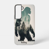 Individuelle Name Sasquatch Big Foot Legend Samsung Galaxy Hülle (Rückseite)