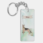 Individuelle Name Schlüsselanhänger (Vorderseite links)