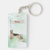 Individuelle Name Schlüsselanhänger (Rückseite)