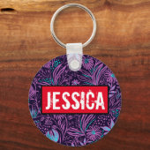 Individuelle Name Schlüsselanhänger |Personalisier (Vorderseite)