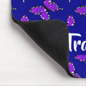 Individuelle Name-Schmetterlinge Mousepad (Ecke)