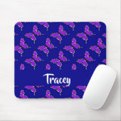 Individuelle Name-Schmetterlinge Mousepad (Mit Mouse)