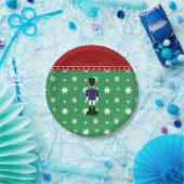 Individuelle Name-Schneeflocken Pappteller (Party)