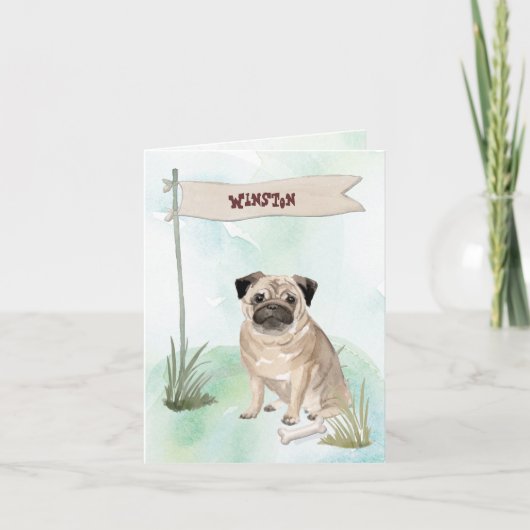 Individuelle Name Schokolade Labrador Haustier Hun (Vorderseite)