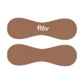 Individuelle Name Schokoladenbraun schlicht Baseball (Paneele)