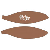 Individuelle Name Schokoladenbraun schlicht Basketball (Panele)