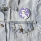 Individuelle Name Schöner Cartoon Niedlich Weiße K Button (Beispiel)