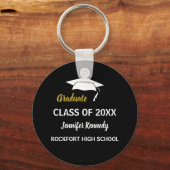 Individuelle Name School Abitur Klasse Abschluss Schlüsselanhänger (Vorderseite)