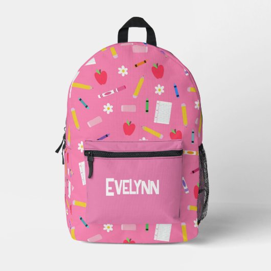 Individuelle Name School liefert Rucksack (Vorderseite)