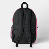 Individuelle Name School liefert Rucksack (Rückseite)
