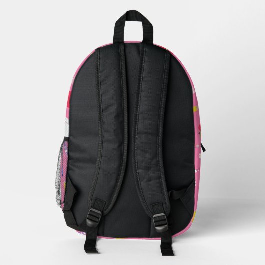 Individuelle Name School liefert Rucksack (Rückseite)