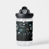 Individuelle Name School of Computer Circuit Board Trinkflasche (Vorne)