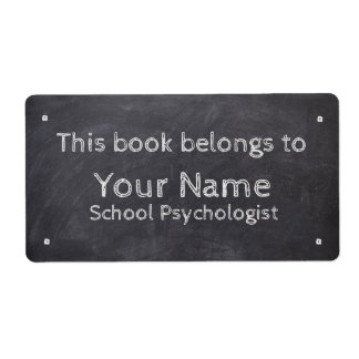 Individuelle Name School Psychologin Chalkboard La