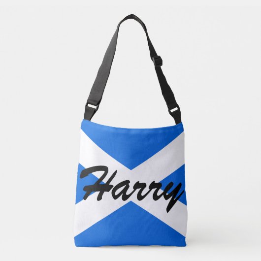 Individuelle Name Schottische Flagge cbcnt Tragetaschen Mit Langen Trägern (Vorderseite)