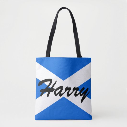 Individuelle Name - schottische Flagge Tasche (Vorderseite)