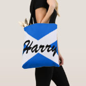 Individuelle Name - schottische Flagge Tasche (Von Nahem)