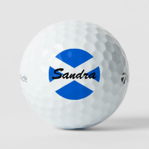 Individuelle Name Schottische Flagge tmtp5 gbcnt Golfball