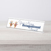 Individuelle Name Schreibtischnamensplakette (Vorderseite )