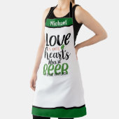 Individuelle Name-Schürze - Funny Meat & Irish Bie Schürze (InSitu)