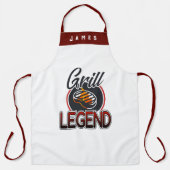 Individuelle Name Schürze, Personalisiert GRILLEN  Schürze (Vorderseite)