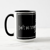 Individuelle Name Schwarz-Weiß-Cup mit Bibelverse Tasse (Links)