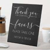 Individuelle Name Schwarze Kalligraphie Liebhaber Sockelschild (In Situ)