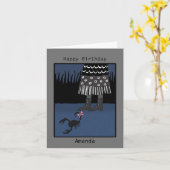 Individuelle Name Scorpio Zodiac Geburt Karte (Gelbe Blume)