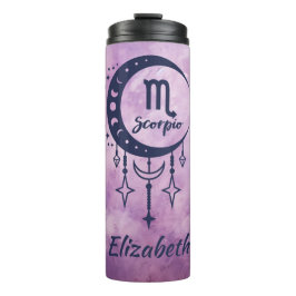 Individuelle Name Scorpio Zodiac Zeichen Thermosbecher