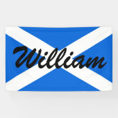 Individuelle Name Scottish Flag Banner (Horizontal)