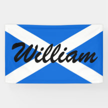 Individuelle Name Scottish Flag