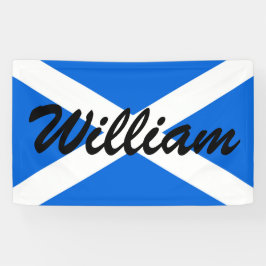 Individuelle Name Scottish Flag Banner