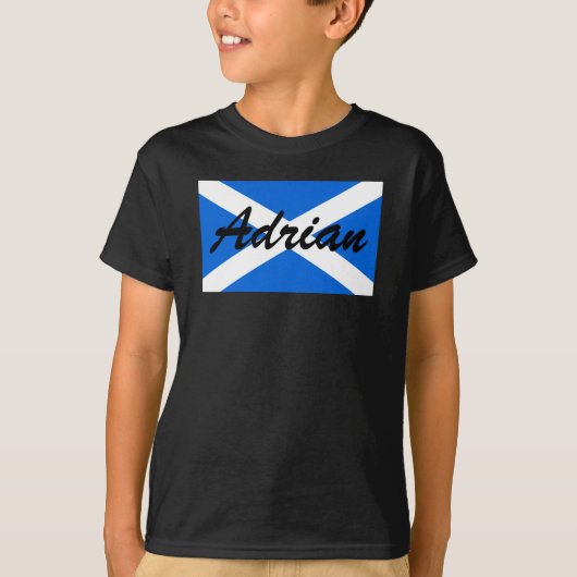 Individuelle Name Scottish Flag Bccle T-Shirt (Vorderseite)