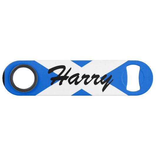 Individuelle Name Scottish Flag Bocnt Speed Flaschenöffner (Vorderseite (Horizontal))