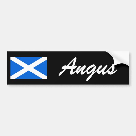 Individuelle Name Scottish Flag Bscent Autoaufkleber (Vorne)