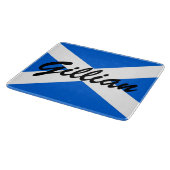Individuelle Name Scottish Flag cbcnt Schneidebrett (Ecke)